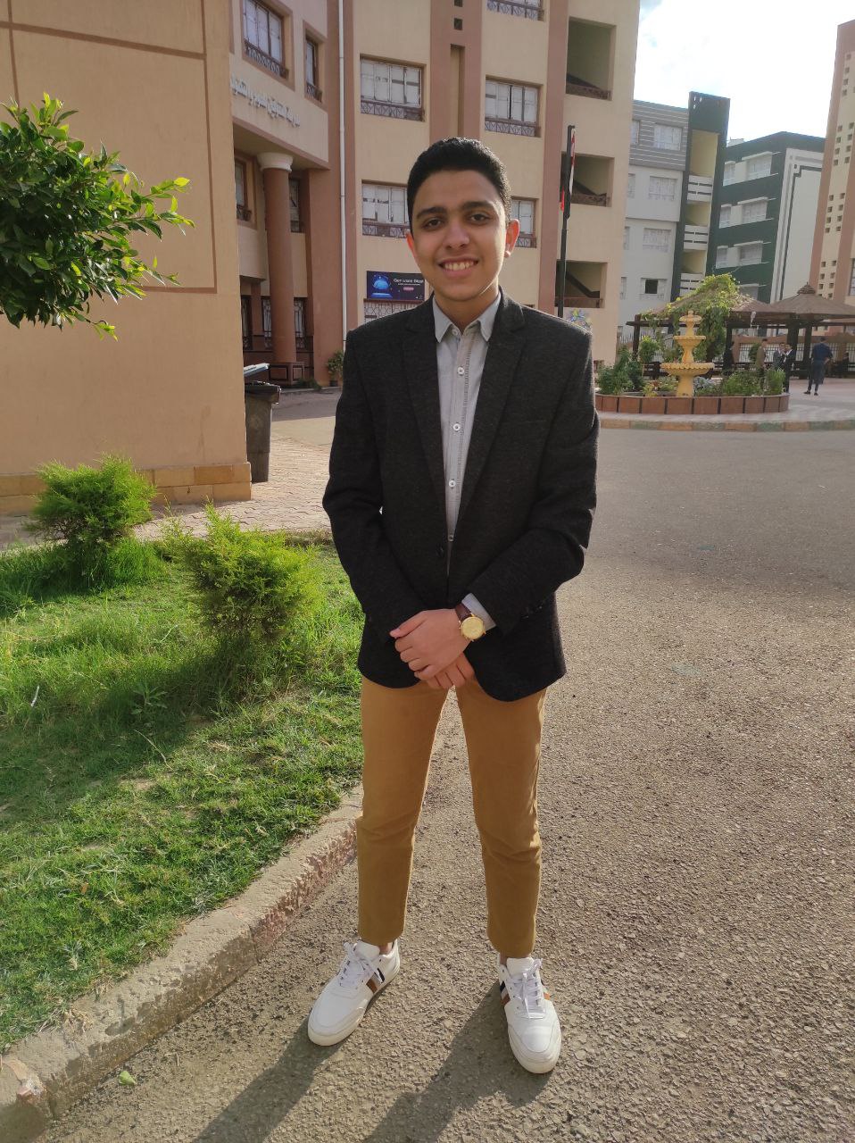 Picture Yousef Atia Head of video editing at mun Stem sharkya